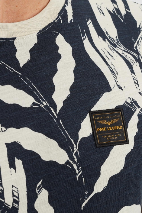 PME legend short sleeve r-neck slub jersey ao